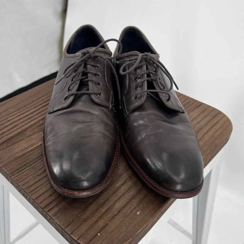 Cole Haan Grand 360 Mens Brown Leather Plain Toe Oxford Shoes C29409 Size 10 M